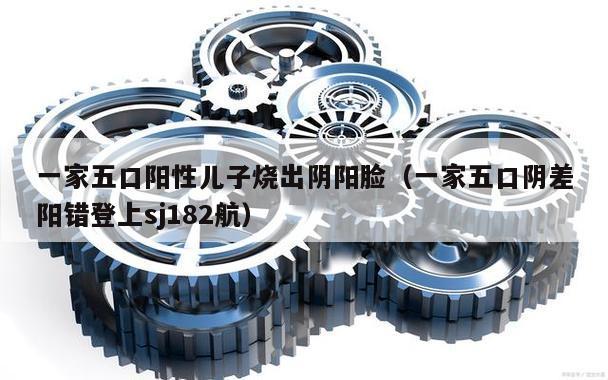 一家五口阳性儿子烧出阴阳脸(一家五口阴差阳错登上sj182航)